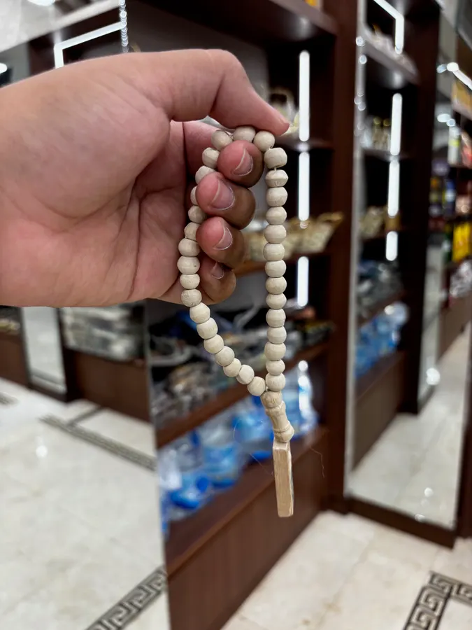 Tasbih kayu untuk pelengkap paket